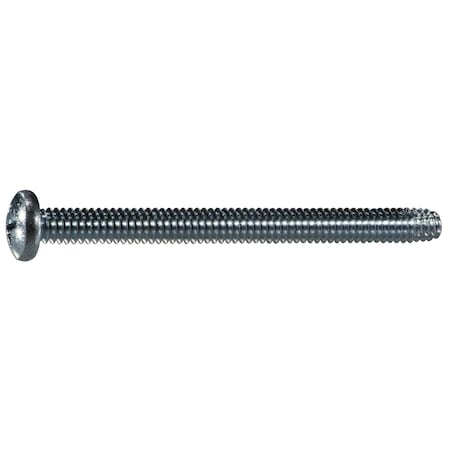 Midwest Fastener Sheet Metal Screw, 1/4" x 3 in, Zinc Plated Steel Pan Head Phillips Drive, 5 PK 931671